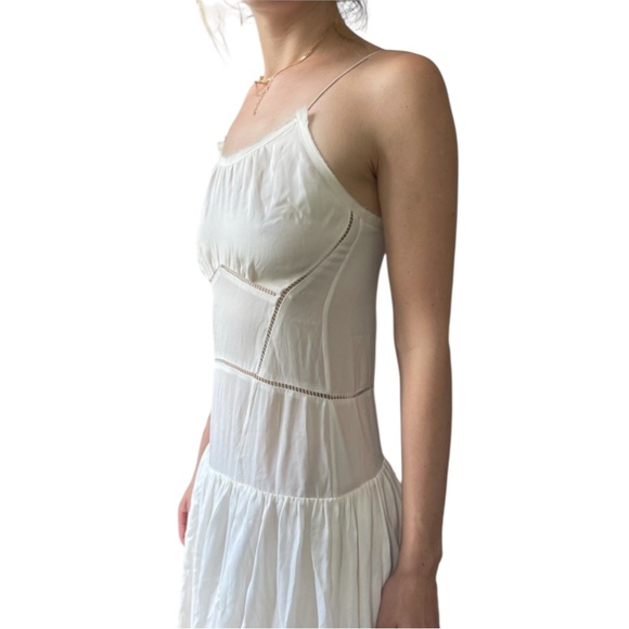 NWT TOME White 100% Silk Sleeveless Maxi Dress Runway Fall Winter 2013 - size 2 - Picture 5 of 16